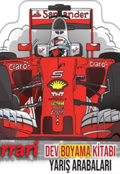 Ferrari Dev Boyama Yarış Arabaları
