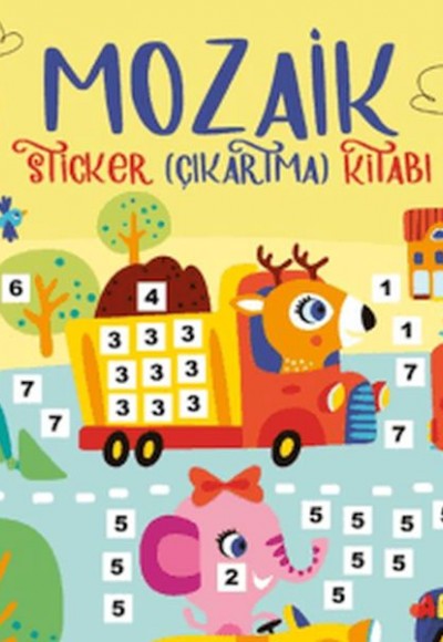 Mozaik Sticker Çıkartma Kitabı - Sarı