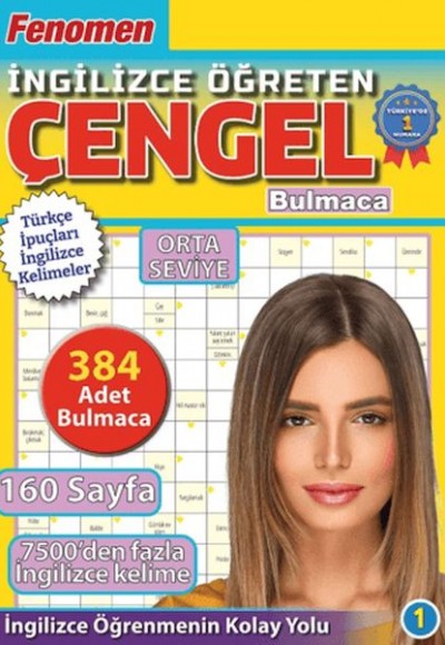 Fenomen İngilizce Öğreten Çengel Bulmaca Orta Seviye-1