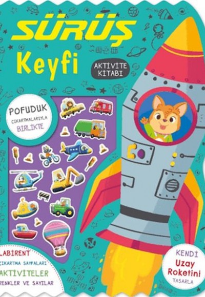 Sürüş Keyfi - Çıkartmalı Aktivite Kitabı