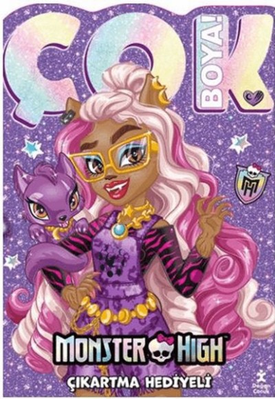 Monster High – Çok Boya! Çıkartmalı Dev Boyama Kitabı