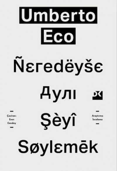 Neredeyse Aynı Şeyi Söylemek