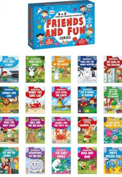 İngilizce Hikayeler 2 ve 3. Sınıf (20 Kitap)