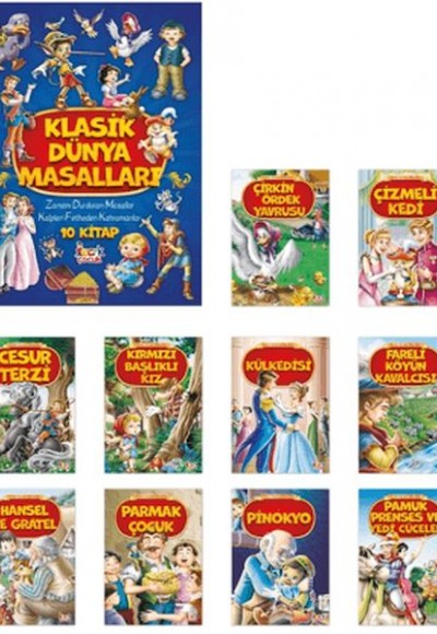 Klasik Dünya Masalları - (10 Kitap)
