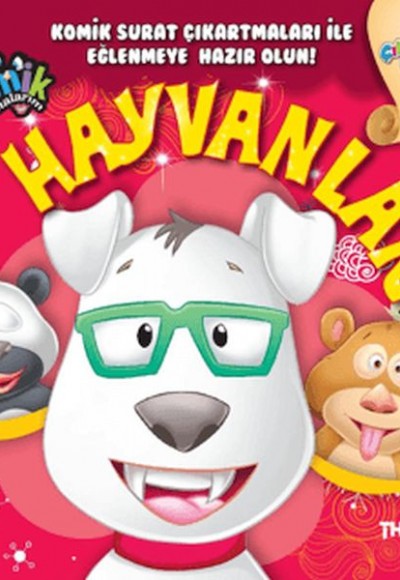 Komik Çıkartmalarım Hayvanlar