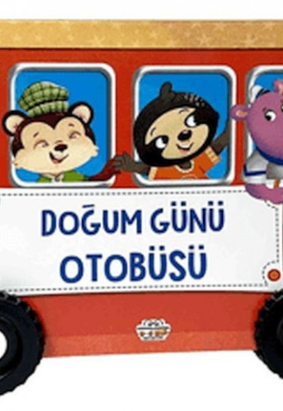 Doğum Günü Otobüsü Tekerlekli Kitaplar