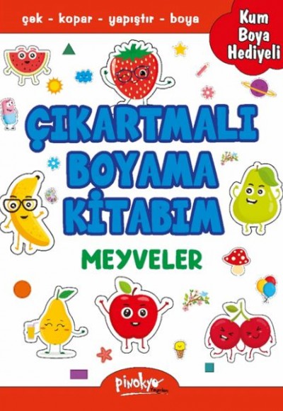 Çıkartmalı Boyama Meyveler