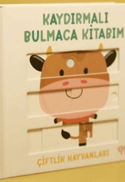 Kaydırmalı Bulmaca Kitabım - Çiftlik Hayvanlar
