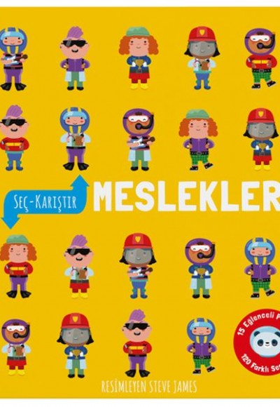 Seç – Karıştır : Meslekler (15 Eğlenceli Parça, 120 Farklı Seçenek)