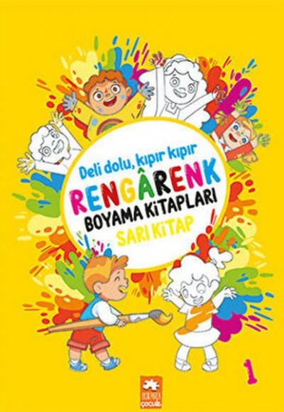 Rengarenk Boyama Kitabı 1 - Sarı Kitap