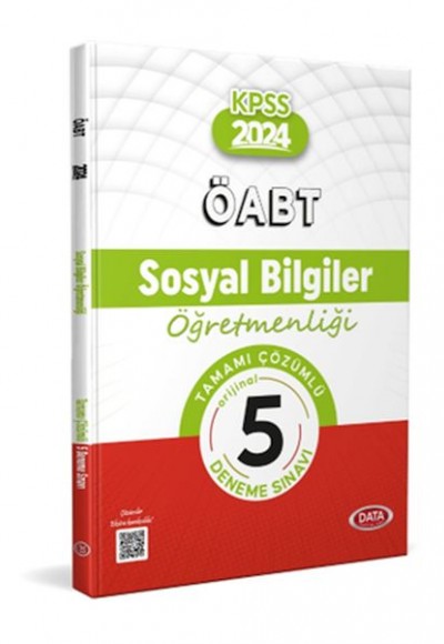 Data Öabt Sosyal Bilgiler Öğretmenliği Tamamı Çözümlü 5 Deneme Sınavı