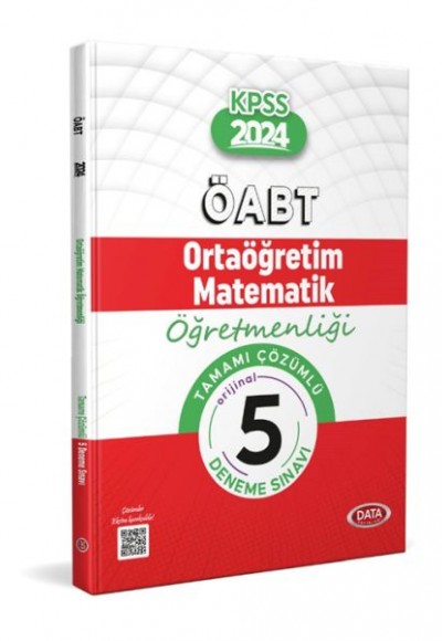 Data 2024 Öabt Ortaöğretim Matematik Öğretmenliği Tamamı Çözümlü 5 Deneme