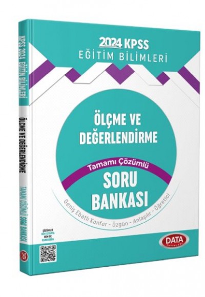 Data 2024 Kpss Eğitim Bilimleri Ölçme Ve Değerlendirme Tamamı Çözümlü Soru Bankası