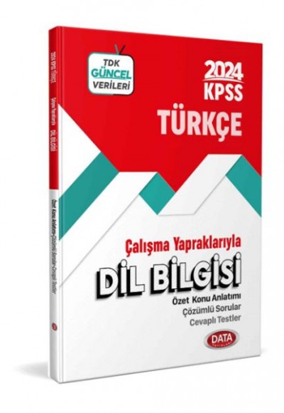 Data 2024 Kpss Çalışma Yapraklarıyla Dil Bilgisi