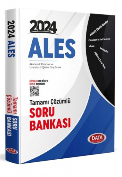 Data Ales Tamamı Çözümlü Soru Bankası