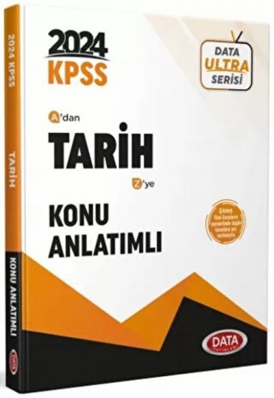 Data 2024 KPSS Ultra Serisi Tarih Konu Anlatımlı