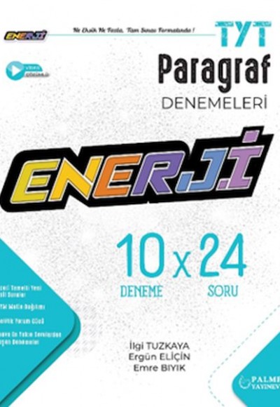 Palme Enerji Tyt Paragraf 10 Deneme Sınavı