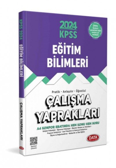 Data 2024 Kpss Eğitim Bilimleri Çalışma Yaprakları