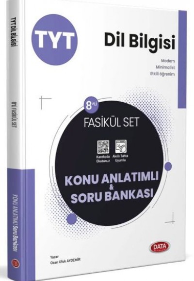 Data TYT Dil Bilgisi Konu Anlatımlı Soru Bankası Fasikül Set