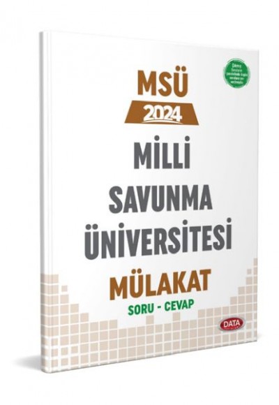 Data Milli Savunma Üniversitesi (Msü) Mülakat Soru - Cevap