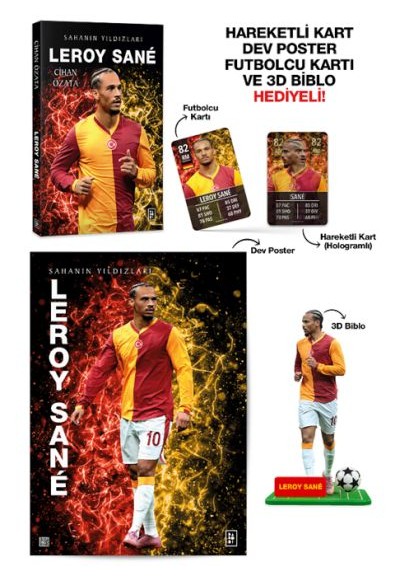 Leroy Sane - Sahanın Yıldızları - 3D Biblo Hediyeli!