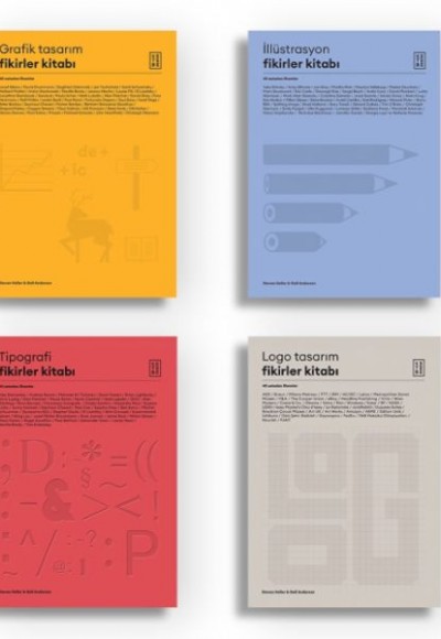Tasarım Fikirler Kitapları - 40 Ustadan İlhamlar (4 Kitap)