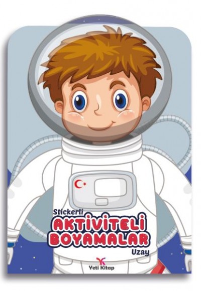 Stickerli Aktivite ve Boyamalar Uzay