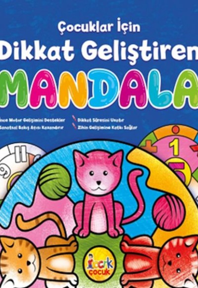 Çocuklar İçin Dikkat Geliştiren Mandala