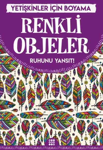 Renkli Objeler - Yetişkinler İçin Boyama