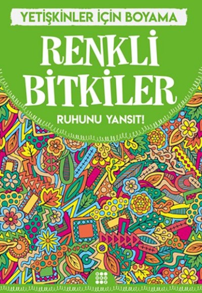 Renkli Bitkiler - Yetişkinler İçin Boyama