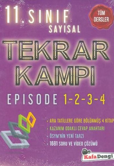 Kafa Dengi 11.Sınıf Tüm Dersler Tekrar Kampı (Sayısal)