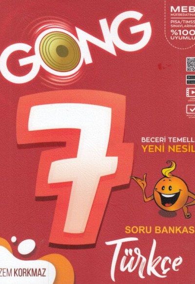 Gong 7. Sınıf Türkçe Beceri Temelli Yeni Nesil Soru Bankası