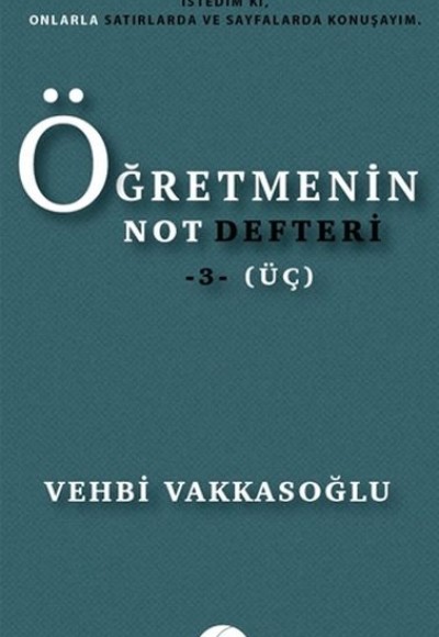 Öğretmenin Not Defteri 3 (Üç)