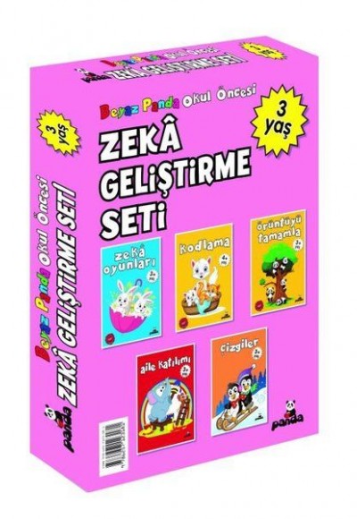 3 Yaş Zeka Geliştirme Seti - 5 Kitap Takım