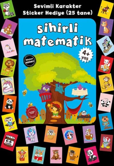 Stickerlı 4+ Yaş Sihirli Matematik