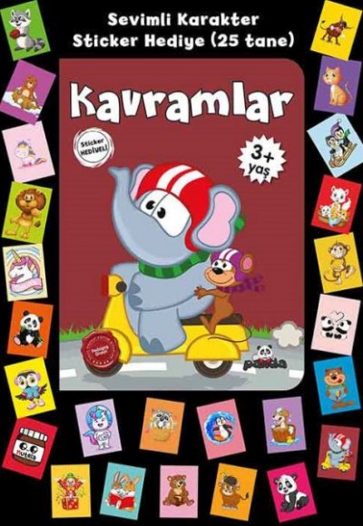 Stickerlı 3+ Yaş Kavramlar