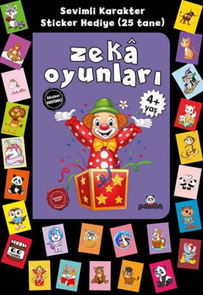 Stickerlı 4+ Yaş Zekâ Oyunları