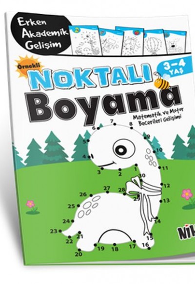 Örnekli Noktalı Boyama 3-4 Yaş