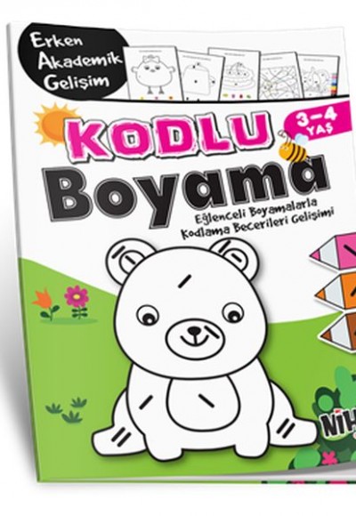 Kodlu Boyama 3-4 Yaş