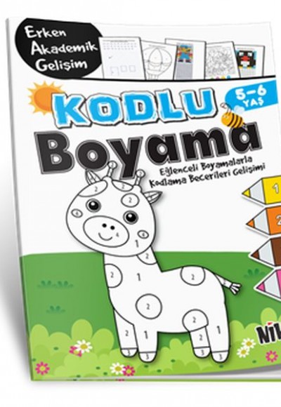 Kodlu Boyama 5-6 Yaş