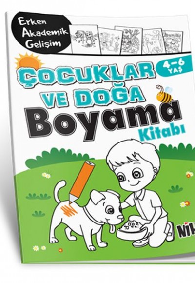 EAG Çocuklar ve Doğa Boyama Kitabı 4-6 Yaş