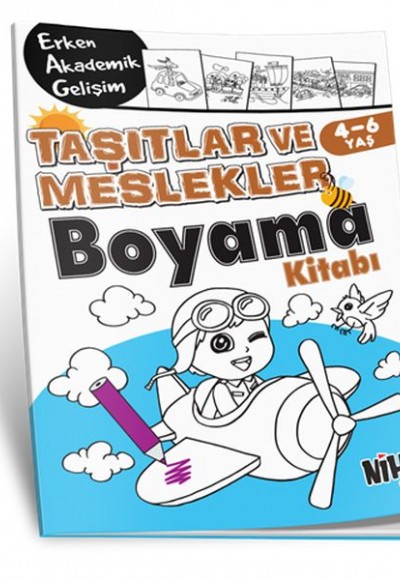 EAG Taşıtlar ve Meslekler Boyama Kitabı 4-6 Yaş