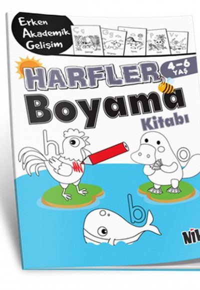 EAG Harfler Boyama Kitabı 4-6 Yaş