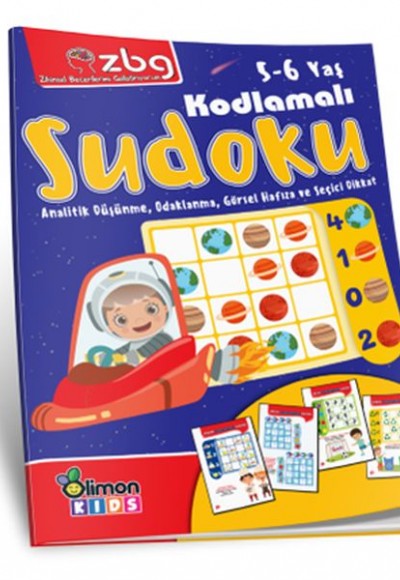 Zbg 5-6 Yaş Kodlamalı Sudoku