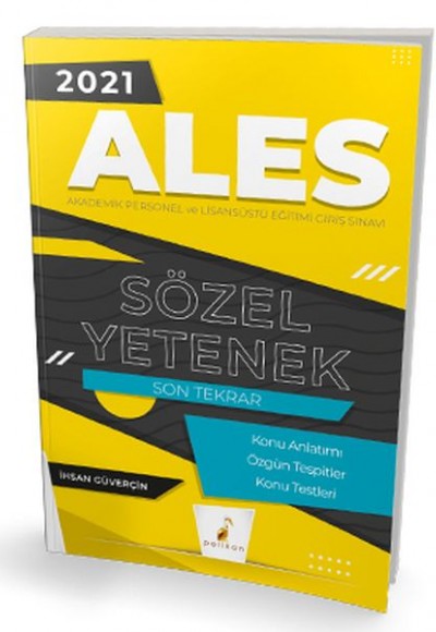 Pelikan 2021 ALES Sözel Yetenek Son Tekrar Konu Anlatımı