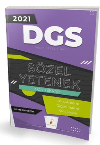 Pelikan 2021 DGS Sözel Yetenek Son Tekrar Konu Anlatımı