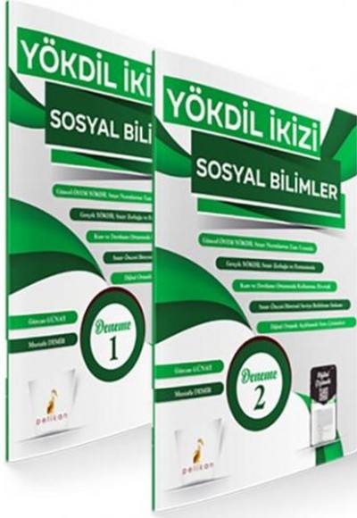 Pelikan YÖKDİL İkizi Sosyal Bilimler 2 Özgün Deneme Sınavı Dijital Çözümlü