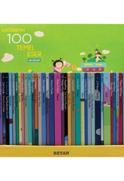 İlköğretim 100 Temel Eser - 40 Kitap Takım