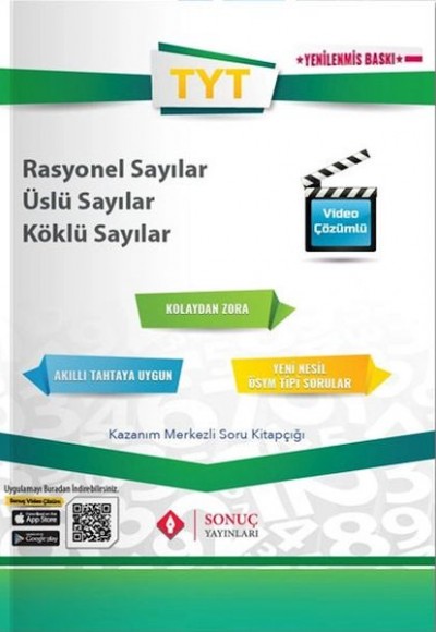 Sonuç TYT Rasyonel Sayılar - Üslü Sayılar - Köklü Sayılar (Yeni)