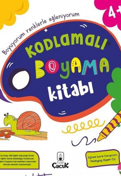 Kodlamalı Boyama Kitabı - 4+ Yaş